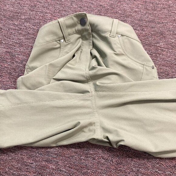 Lululemon City Sleek‎ 5 Pocket 7/8 Pants Womens Size 2 Green Stretch - Like New - Picture 7 of 10
